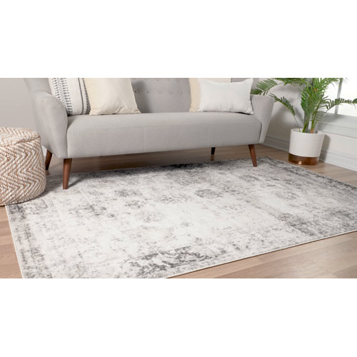 Mistana™ Brandt Floral Area Rug in Beige/Gray & Reviews Wayfair